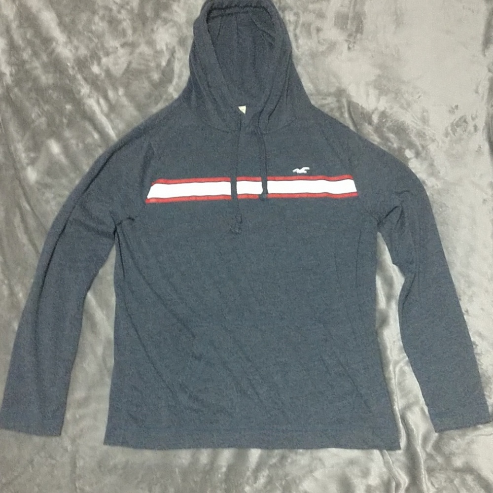 Hollister light navy hoodie